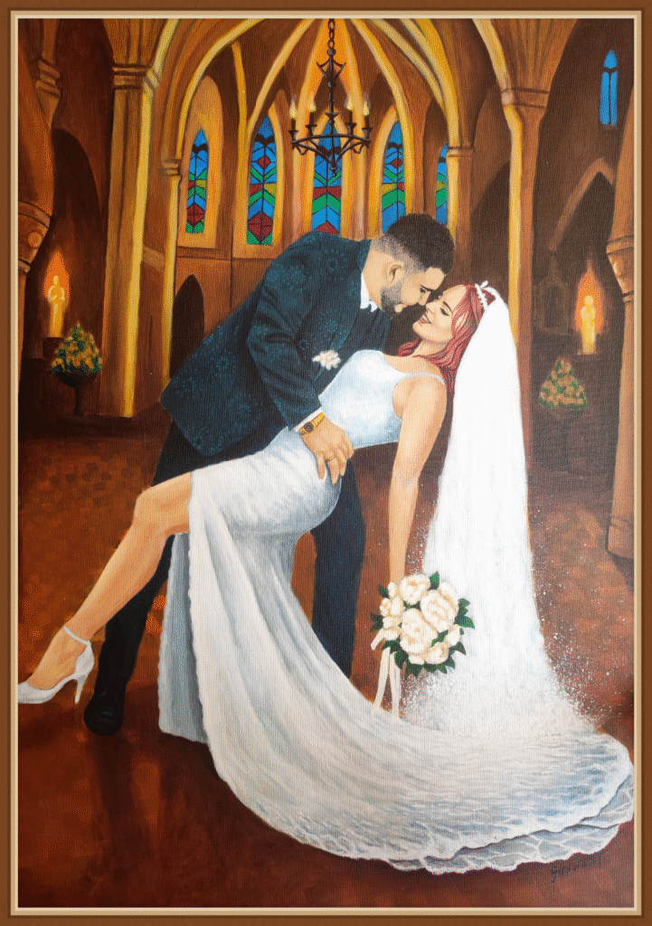 Pictura pe panza - modificare cu inteligenta artificiala - chatgpt