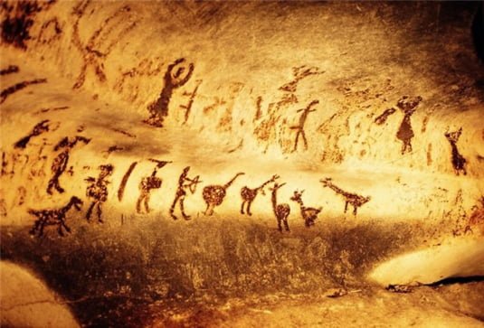 Pictura rupestra - pestera Magura Bulgaria